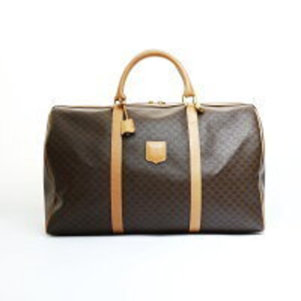 Celine Macadam Boston Bag Brown